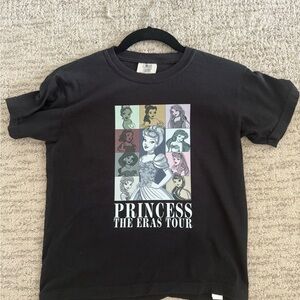 Princess The Eras Tour Kids T-Shirt - Black